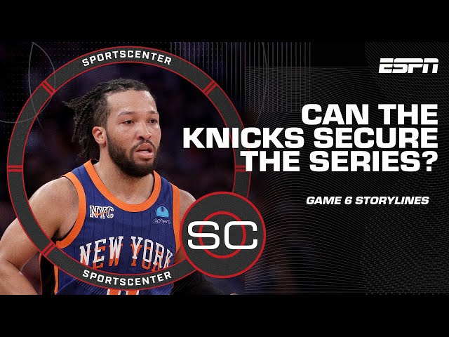 Can the Knicks SECURE the series showdown + Bucks trying to keep season AFLOAT 👀 | SportsCenter