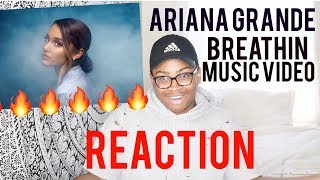 Ariana Grande - Breathin Music Video | REACTION!
