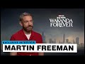 "When Chad died I thought it was over": Martin Freeman on 'Black Panther: Wakanda Forever'