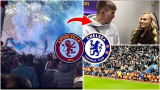 SITTING IN A BOX, PYROS & CRAZY COMEBACK in Aston Villa vs Chelsea