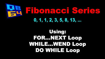 QB64: WAP to print Fibonacci Sequence in QBasic.