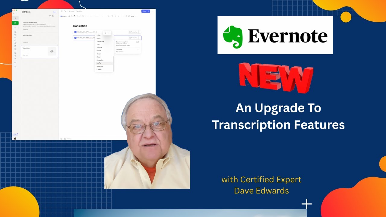 Evernote незаметно изменил функцию транскрипции.