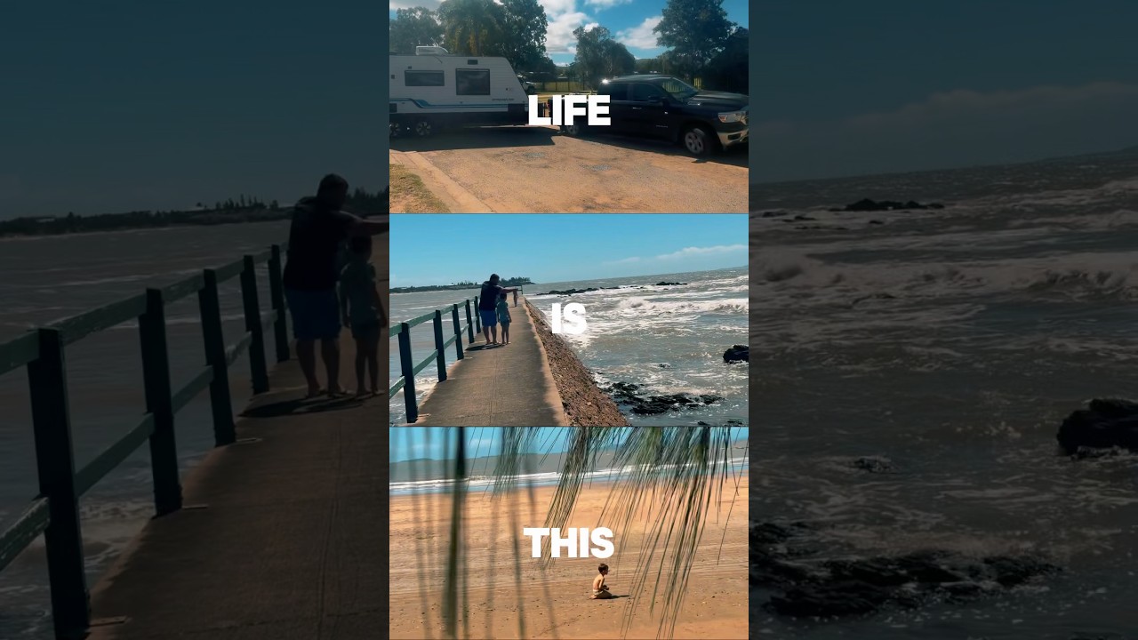 This is life! ☀️🌴 #aussie #aussiefamily #caravaningaustralia #vanlife #aussielife