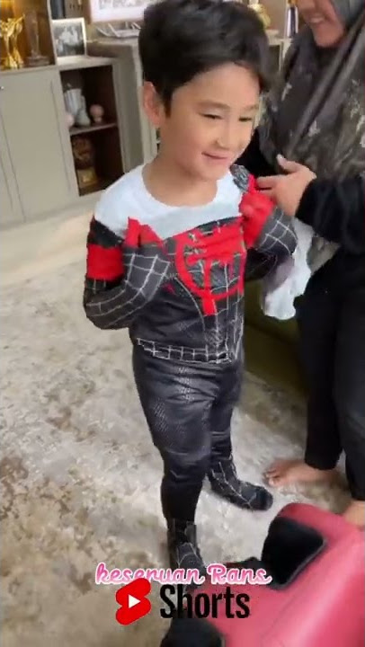 rafathar cosplay jadi spiderboy🥰😘🥰😘#shorts