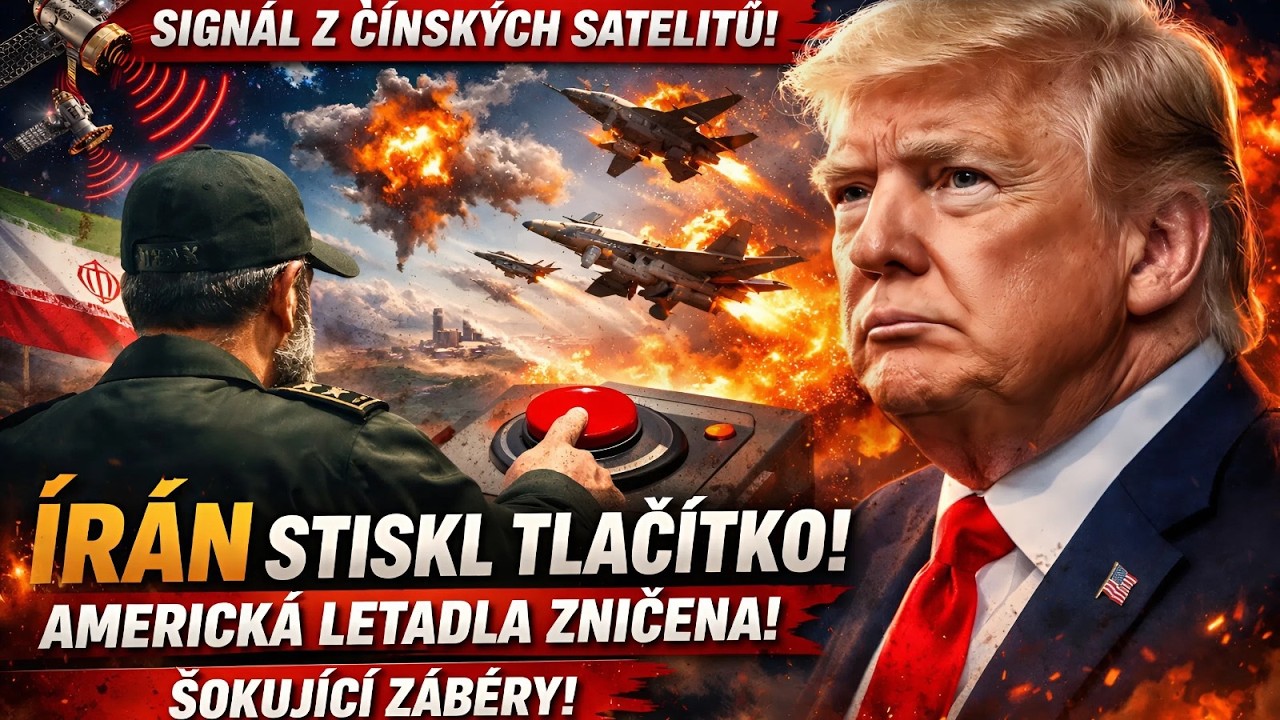 Signál Z Čínských Satelitů – Írán Stiskl Tlačítko, Americká Letadla Ochromena!