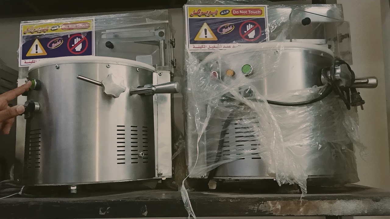 تشغيل ماكينه تقطيع جبنه تركي