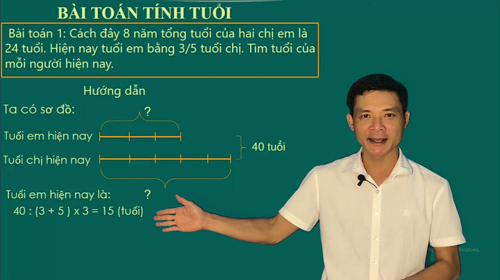 Các bài toán tính tuổi ở tiểu học năm 2024