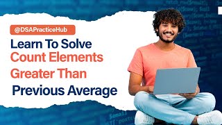 Count Elements Greater Than Previous Average Profile