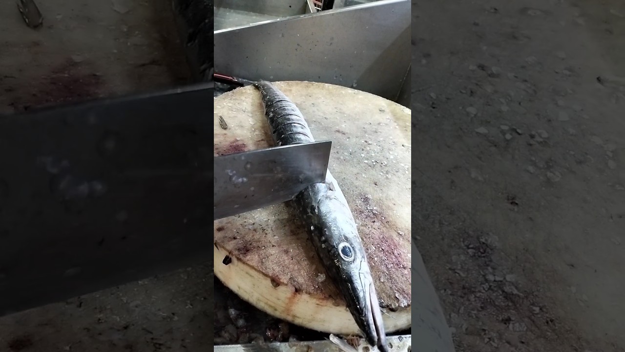 Snake Fish Cutting Skills