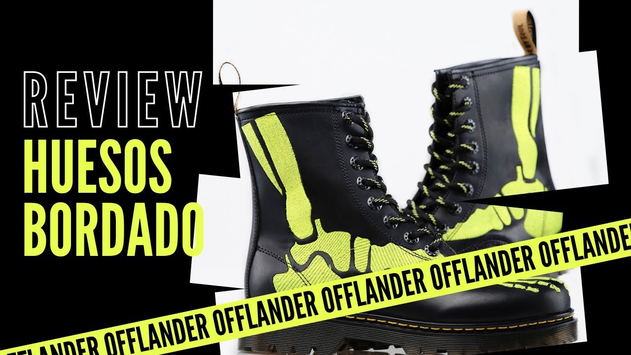 Offlander Review offlander (bota huesos bordada) 💀 - YouTube