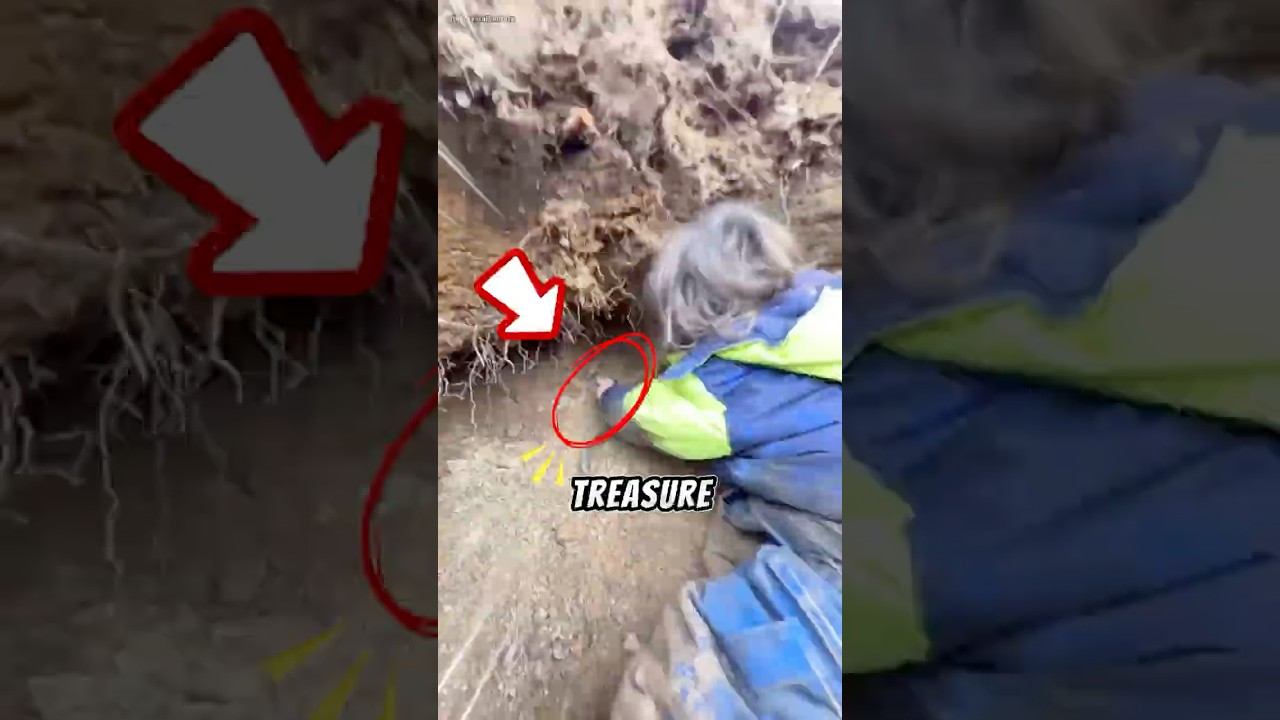 This kid found treasure in the mud 😮