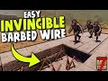 7 Days to Die: EASY INVINCIBLE BARBED WIRE TRAP! | 7 Days to Die Alpha 18 Gameplay