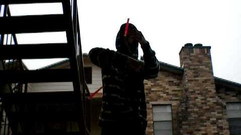 Whiteman glowstringing (Glowsticking.com) Wrap Combo practice.