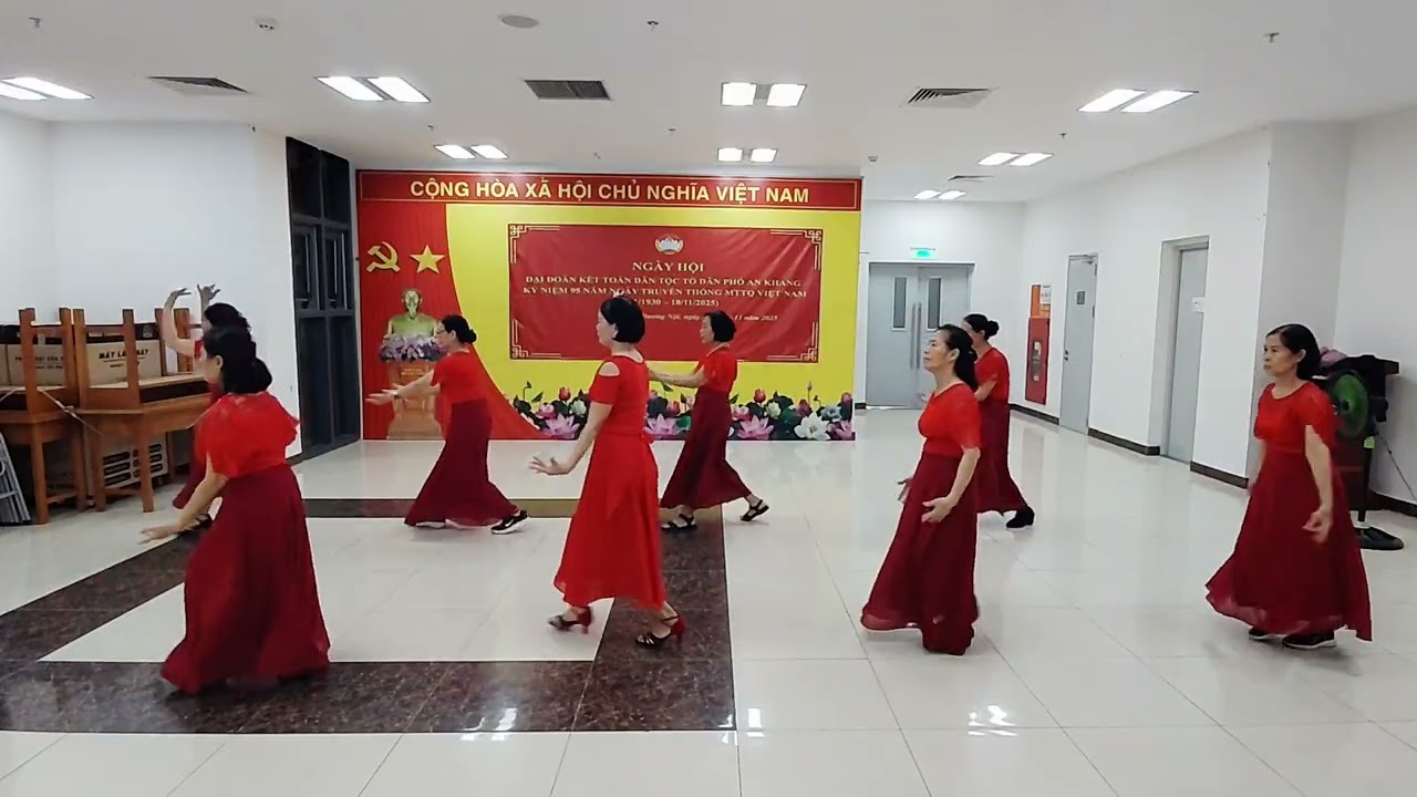 Khiêu vũ Dưỡng sinh BOSTON CLBDV_KV  tổ An Khang Dương nội Cây Đàn Bỏ Quên