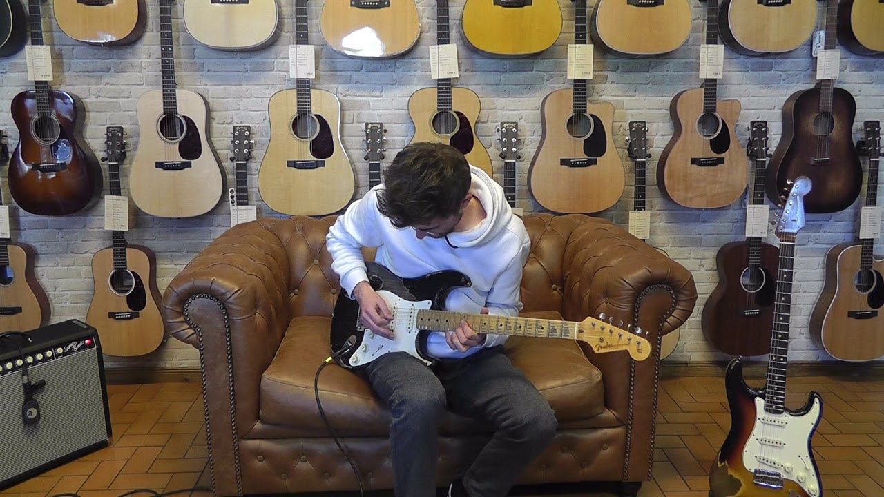 FENDER CUSTOM SHOP STRATOCASTER 1955 RELIC MB GREG FESSLER BLACK - SOLD!