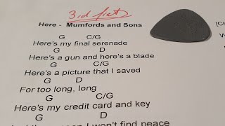 HERE ~ Mumford and Sons...  how to play an acoustic cover.  Chords explained.