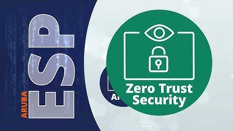 Aruba ESP Networking - Unify, Automate and Secure Wireless Networks