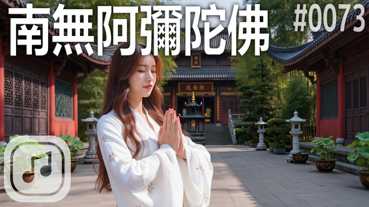 【南無阿彌陀佛】#0073｜悅耳靜心佛曲｜阿彌陀佛慈悲加持｜消業增福福慧圓滿｜靜聽音樂