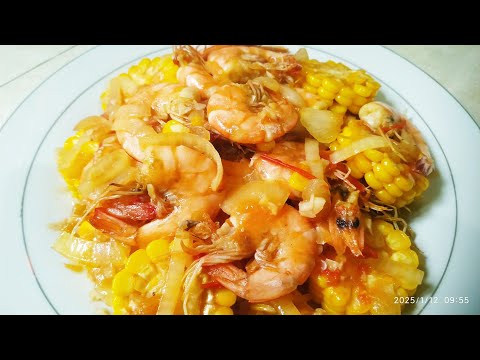 Udang Masak Jagung