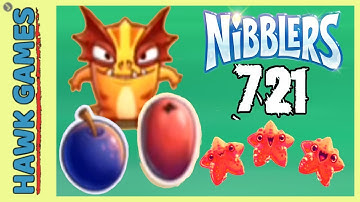 Fruit Nibblers Level 721 Hard - 3 Stars Walkthrough, No Boosters