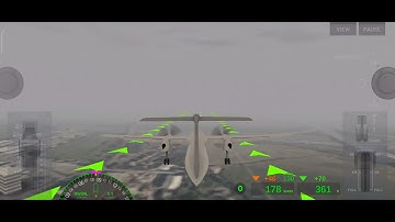 DHC-8 | Dense Fog | Qualifying Exam License E | Airline Commander