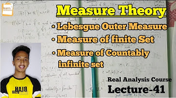Lebesgue Outer Measure||Measure Theory|| Unit-7|| Real Analysis Course Lec-41||learn MATHEMATICS