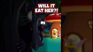 the cat found the fairy's house at night 😱🧚 | 99 nights #99nightsintheforest #roblox #animation