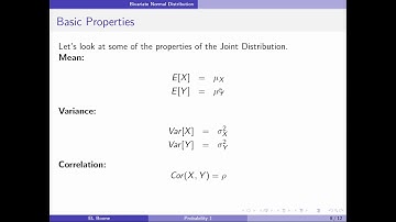 Data Science 1 - Probability 53 - The Bivariate Normal Distribution
