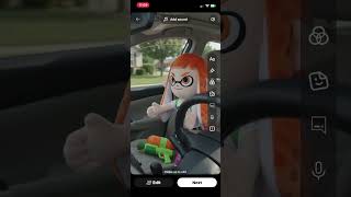 Inkling girl driving in her new Altima