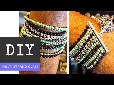 Fácil Multi Strand pulsera Tutorial