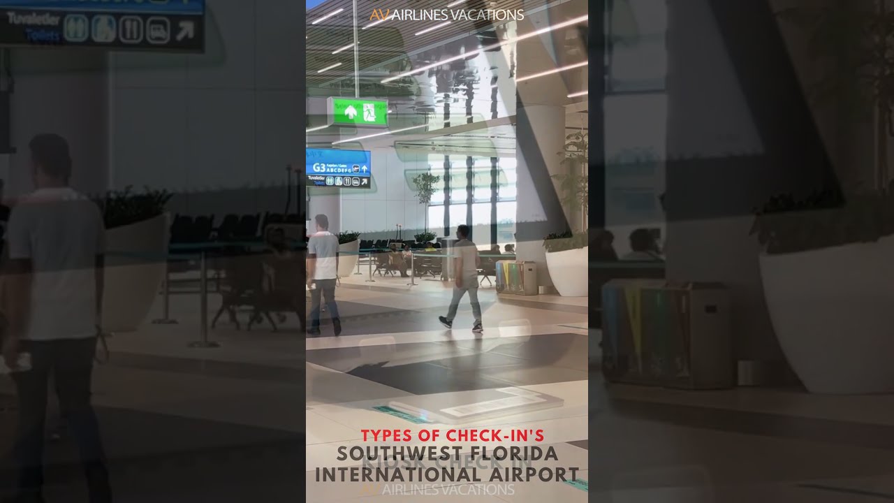 Southwest Florida International Airport (RSW) - Check-in #shorts #airport #florida
