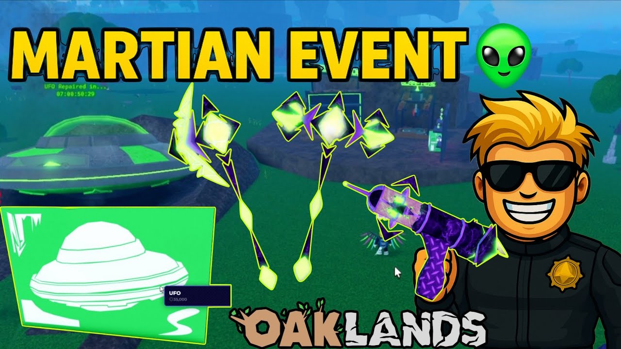 Martian Event in Oaklands! Aliens 👽 UFOs (Roblox Gameplay)