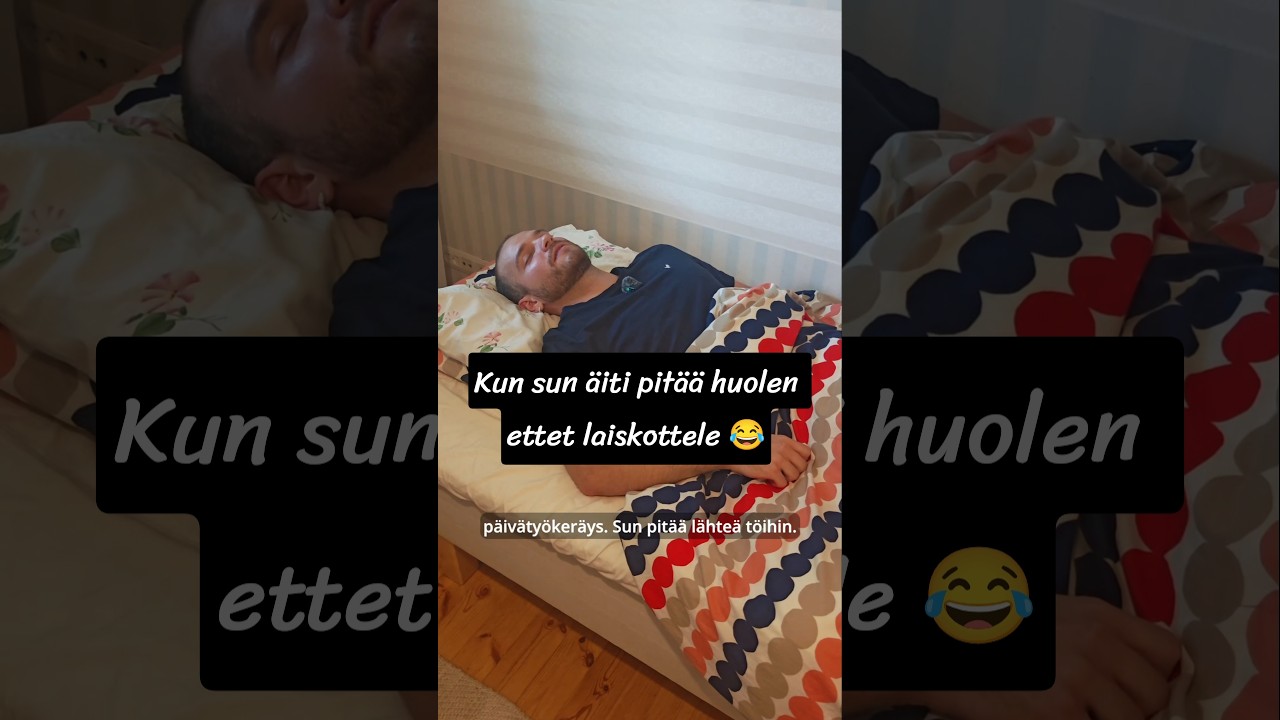 Mainos @mieliry Äiti se piti hyvin huolta, että päivätyökeräyksen työpäivänä ei laskotella! 😂
