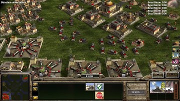 Command Conquer Generals Zero Hour Gla Toxin 1 vs 7 Hard Generals (City Assault)