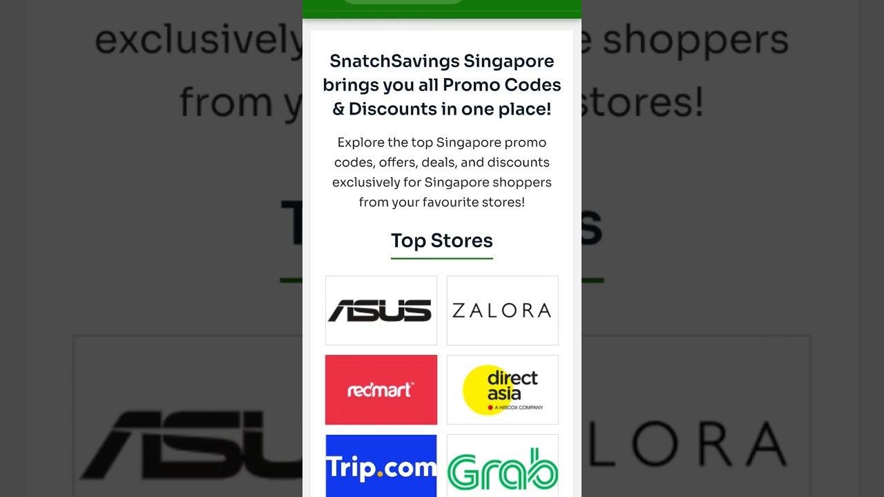 Save Big in Singapore with Verified Promo Codes | SnatchSavings. 