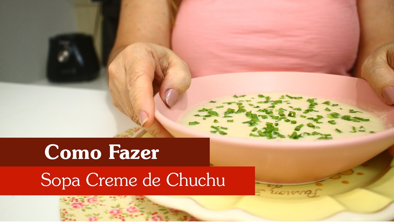 COMO FAZER SOPA CREME DE CHUCHU! SUPER FÁCIL E PRÁTICA DE FAZER! [ AQUI NA COZINHA ]