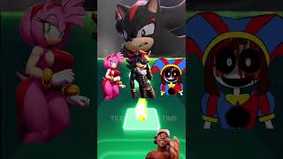 Hot Amy Rose X Sonic Vs Shadow Exe Vs Pomni Exe X Coffin Dance Tiles Hop