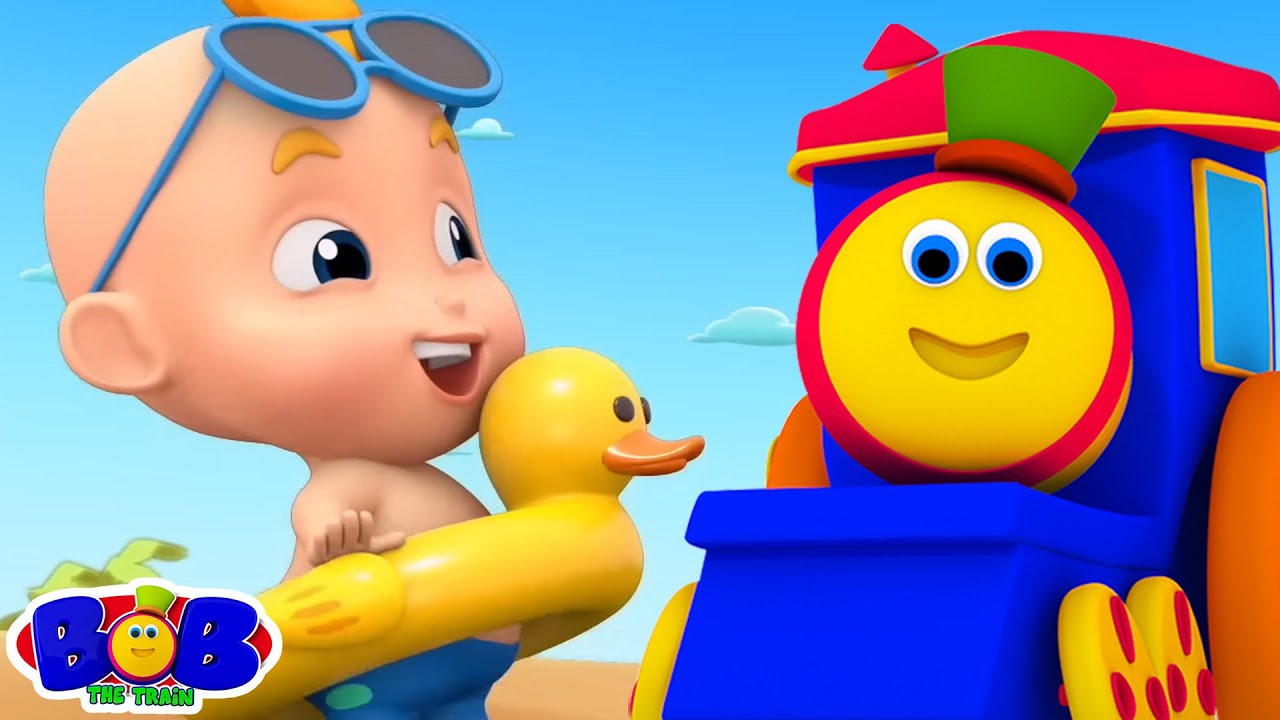 Bob El Tren Fue a La Playa, No No Canción + Más Dibujos animados en Español