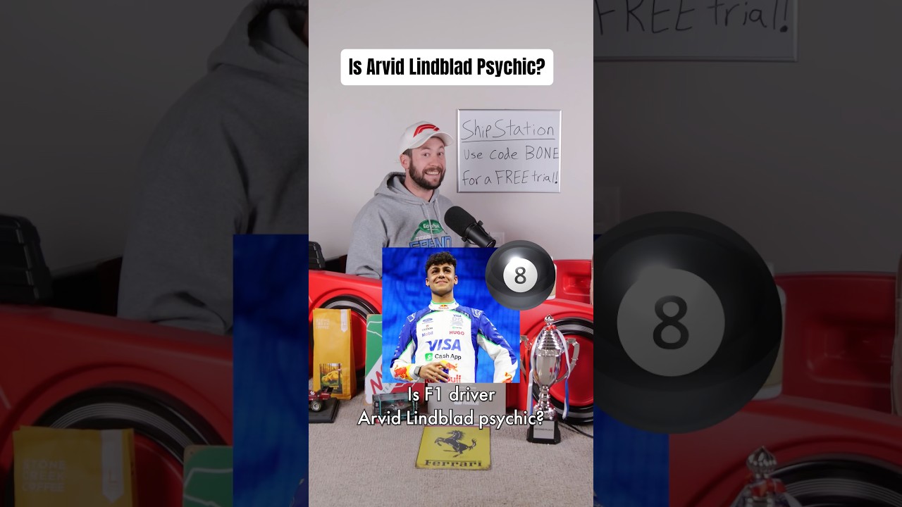 Новичок Формулы-1 Арвид Линдблад — экстрасенс! 🔮
