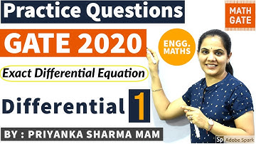 Practice Question I GATE 2020 I Differential Equations I Most Expected GATE 20 Question I GATE Maths
