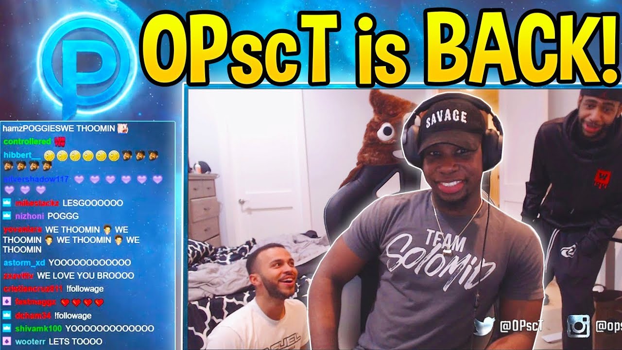 OpscT FINALLY Returns To Twitch! *HILARIOUS* DAEQUAN and HAMLINZ Surprise!