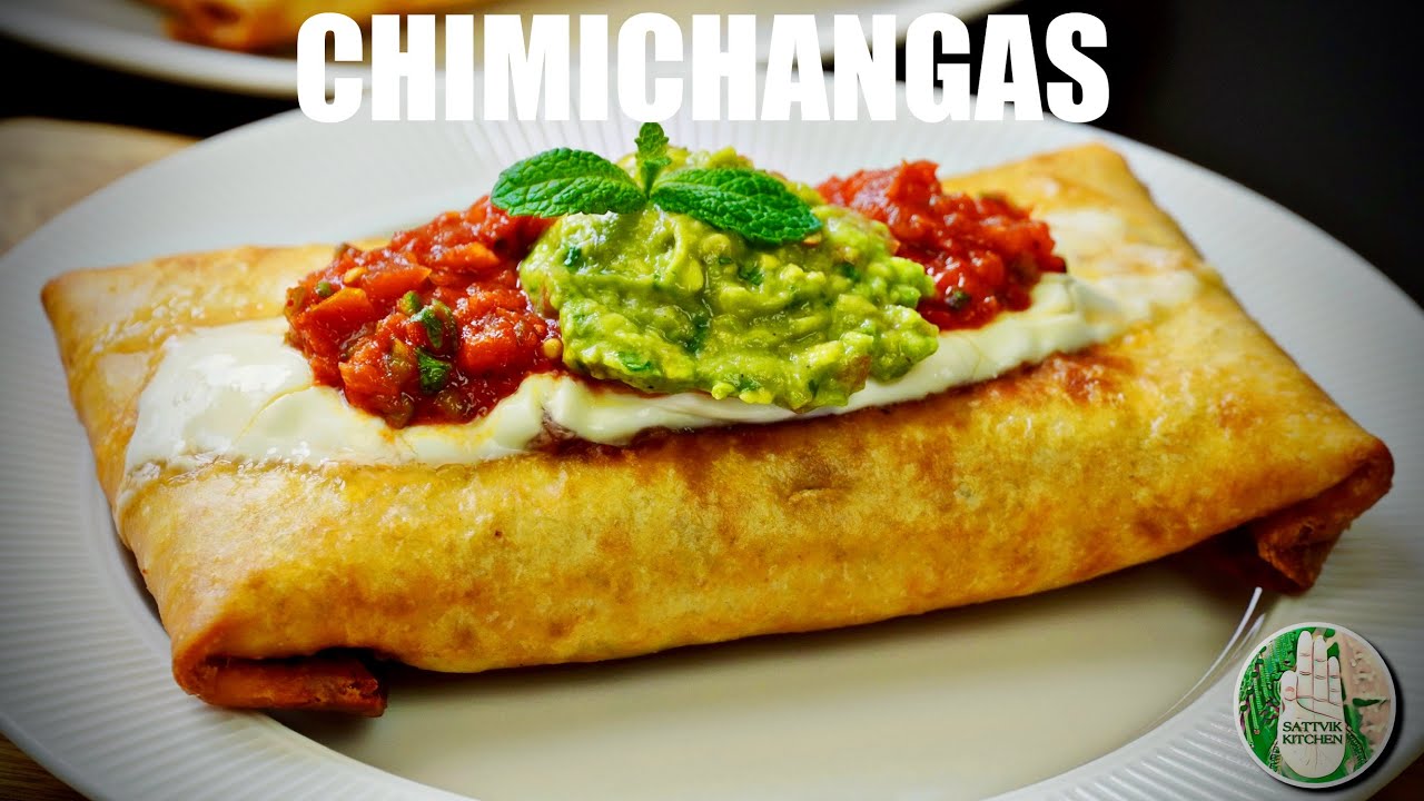 Chimichangas recipe 🔥 Tex-Mex flavor in every bite!! Vegetarian Chimichangas supreme at Home
