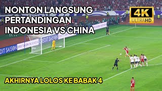 Full Match Pertandingan Indonesia 🇮🇩 Melawan China 🇨🇳 di Stadion Utama Gelora Bung Karno GBK