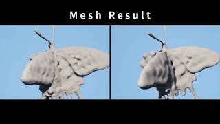 Post-Processing of Text to 3D Mesh Generation (DreamFusion)