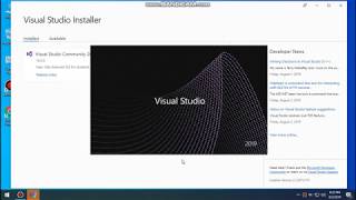Install Visual Studio 2019 Community for ASP.NET Web Forms