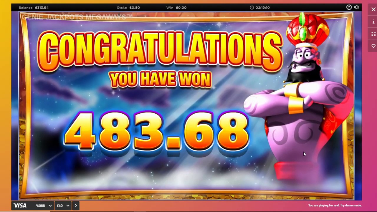 Genie Jackpots Megaways -  Best Setup  20 spins  Locking Wilds