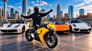 Running Into SUPERCARS on my FIREBLADE