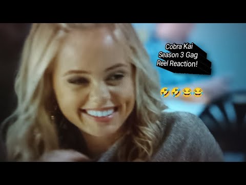 Cobra Kai Season 3 Gag Reel Reaction! - YouTube