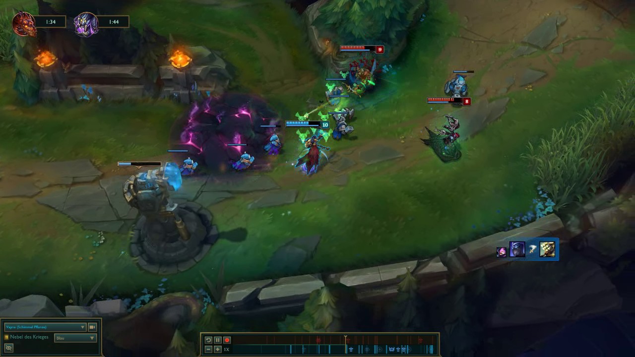 Outplay Vayne vs. Twitch + Morgana