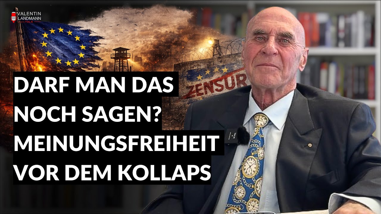 DARF MAN DAS NOCH SAGEN? MEINUNGSFREIHEIT VOR DEM KOLLAPS - Valentin Landmann Talk